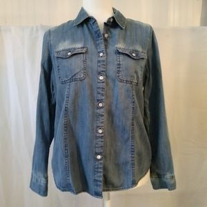 Talbots denim shirt